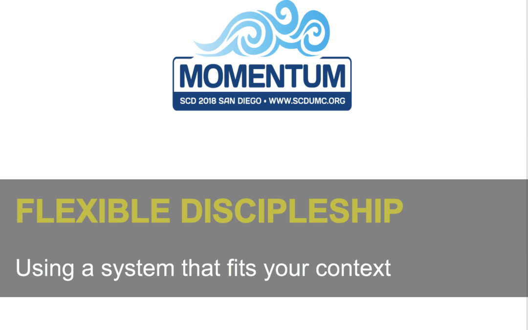 Flexible Discipleship (School for Congregational Development presentation)
